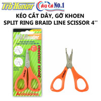 KÉO CẮT DÂY, GỠ KHOEN 4'' PROHUNTER SPLIT RING BRAID LINE SCISSOR