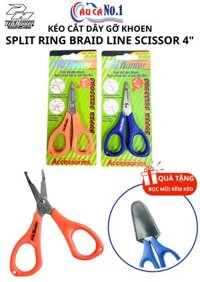 KÉO CẮT DÂY GỠ KHOEN CÂU CÁ - PROHUNTER SPLIT RING BRAID LINE SCISSOR 4''