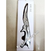 Kéo cắt gà chuyên dụng có trợ lực Hàn Quốc, kéo cắt thức ăn đa năng