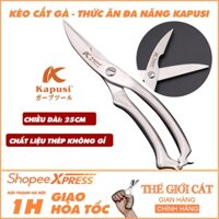 Kéo cắt gà đa năng siêu sắc chính hãng Kapusi Nhật Bản K-8624 250MM, Kéo nhà bếp, kéo cắt thức ăn