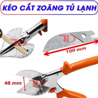 Kéo cắt góc nẹp điện có thể điều chỉnh góc từ 45 - 135 Độ,Kìm Cắt Góc Đa Năng Lưỡi Thép Khổ 50mm - Vật Tư Điện Lạnh Cho