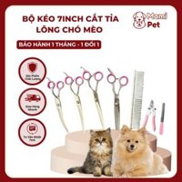 Kéo cắt lông chó, kéo tỉa lông chó, kéo cắt tỉa lông thú cưng tại nhà đa năng tiện lợi chất liệu thép không gỉ - MamiPet