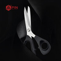 Kéo cắt may nhẹ phong cách Nhật Bản PIN, Size kép 21cm / 8.27inch & 27cm / 10.63inch Kéo thép không gỉ màu đen, Snips may sắc nét cho dụng cụ thủ công làm đồ chuyên nghiệp