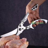 Kéo cắt thịt, kéo cắt thức ăn lưỡi thép trắng không gỉ