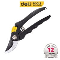 Kéo Cắt Tỉa Cành Cây Deli Chính Hãng 8inch - Lưỡi Thép Sắc Bén Siêu Bền Tay Cầm Đệm Cao Su An Toàn Chắc Chắn DL580201