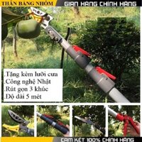 kéo cắt tỉa cành cây trên cao ,kéo hái hoa quả 3m , 4m , 5m