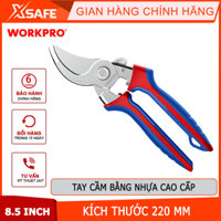 Kéo cắt tỉa cành Workpro - WP332013 tay cầm bằng nhựa, lưỡi dao 50CR-V, kích thước: 8.5 inches chính hãng