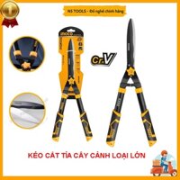 Kéo cắt tỉa cây và hàng rào loại lớn 22 inch, cán cao su, lưỡi thép CRV INGCO HHS6301