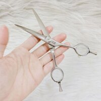Kéo cắt tóc lưỡi cong nhật bản, cắt tỉa lông thú cao cấp