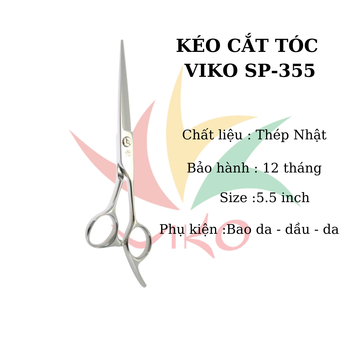 Kéo cắt tóc Viko SP-355