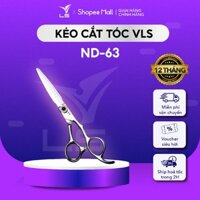 Kéo cắt tóc VLS ND63 lưỡi kiếm sword quai offset vênh đỡ ngón cố định - Hàng chính hãng