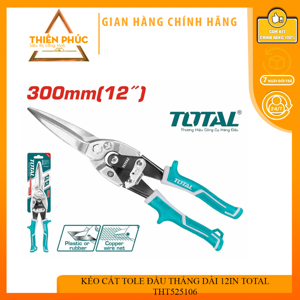 Kéo cắt tole đầu thẳng dài 12 inch Total THT525106