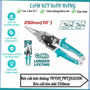 Kéo cắt tole thẳng 250mm Total THTJ532106