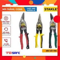 Kéo cắt tôn ba loại mũi (thẳng, trái, phải) STANLEY 10 INCH 250mm 14-563 14-562 14-564 tiêu chuẩn Mỹ -TDSAFE