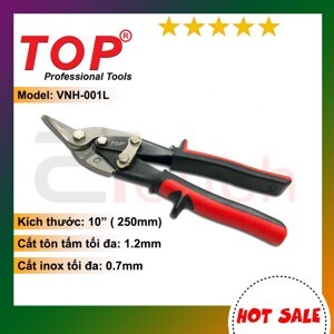 Kéo cắt tôn cao cấp lưỡi cong phải Top VNH-001L