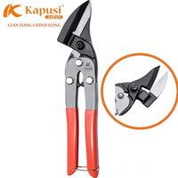 Kéo cắt tôn mỏ nghiêng 45 độ 10"/270Cm Kapusi Japan, Kìm cắt tôn chất liệu thép không gỉ siêu bền