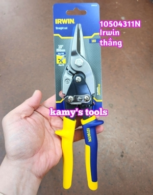 Kéo cắt tôn mũi thẳng Irwin 10504311N, 10"