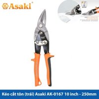 Kéo cắt tôn (tole) mũi cong trái Asaki AK-0167 10 inch/ 250mm