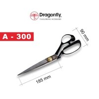 KÉO CẮT VẢI CHUYÊN DỤNG HÀN QUỐC THƯƠNG HIỆU DRAGONFLY - MÃ A300 -12 INCH