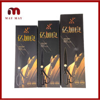 Kéo cắt vải X đen YJL cắt may cao cấp đủ size - Kéo cắt vải