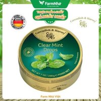 Kẹo Cavendish & Harvey vị CLEAR MINT 200gr - Hương vị Bạc Hà thanh mát tuyệt vời từ Đức