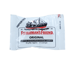 Kẹo Cay Con Tàu Fisherman's Friend Vị Bạc Hà Gói 25g