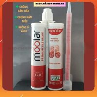 Keo chà ron Epoxy 2 thành phần MOOLAR hàng đầu Thái lan - Keo chà ron chống thấm cao cấp 400ML