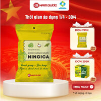 Kẹo chanh muối Ningica Nam Dược, hỗ trợ giảm đau rát cổ họng, ngứa họng, khản tiếng, (bịch 10 gói x 10 viên)
