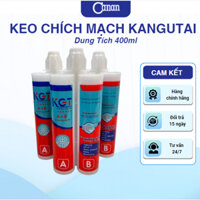 Keo Chít Mạch Epoxy 2 Thành Phần Màu Trắng - Keo Chà Ron Kangutai 400ml (Chống Thấm & Bám Bụi)