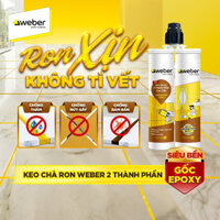Keo chít mạch hai thành phần Weber - Keo chà ron Epoxy hai thành phần cao cấp weber siêu bám dính