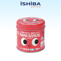 Kẹo cho bé biếng ăn Mama Ramune Nhật Bản vị dâu hỗ trợ tiêu hóa giúp trẻ ăn ngon hộp 200 viên