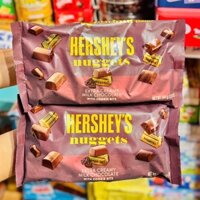 Kẹo Chocolate Hershey's Nuggets Extra Creamy Milk Chocolate With Cookie Bits