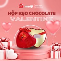 KẸO CHOCOLATE MEIJI HỘP TRÁI TIM VỊ MILK/BLACK 82G (2 THANH 42G)