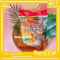 Kẹo chuối cuộn bánh tráng Bến Tre 400g