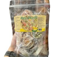 Kẹo chuối cuộn bánh tráng mix các vị 500gr