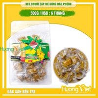 Kẹo chuối sáp mè gừng đậu phộng Bến Tre gói 500g
