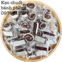 Kẹo chuối tươi dừa non cuộn/ kẹp bánh phồng 250g/ 500g/1kg