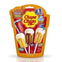 KẸO CHUPA CHUPS FIZZY DRINKS 90G (BỊCH 6 CÂY)