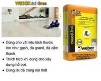 Keo chuyên dán gạch hồ bơi Weber tai Gres