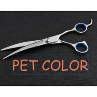 Kéo cong 7inch cắt tỉa lông cho chó.