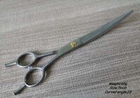 Kéo cong cắt tỉa lông chuyên nghiệp 7 inch - TDS-700C-Japan 440C - thép Nhật 440C (30°cong) | TOPDOG2