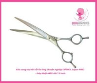 Kéo Cong Tay trái Cắt Tỉa Lông Chuyên Nghiệp - LB700CL-Japan440C - 7.0 inches thép nhật 440C - Left Curved Scissor 7.0