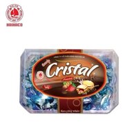 Kẹo Cristal, kẹo cứng nhân socola-Hải Hà, hộp (250g).