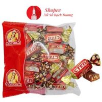 Kẹo Cten đỏ của Nga, trọng lượng 500g và 1kg, socola nhân lạc động phộng