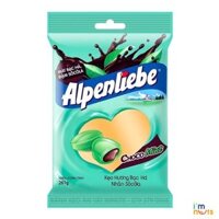 Kẹo cứng Alpenliebe hương bạc hà nhân socola gói lớn tiết kiệm