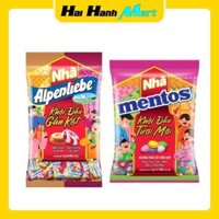 KẸO CỨNG ALPENLIEBE & KẸO NHAI MENTOS ĐỦ VỊ TÚI LỚN 1KG – VỊ NGỌT NGÀO, THƯỞNG THỨC MỌI LÚC MỌI NƠI