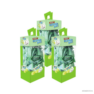 Kẹo cứng Michoco dừa giòn hộp giấy vuông 300g