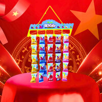 Kẹo Cuộn Vỉ Treo Mix Vị 10g/ cái  (Vỉ 5 dây X10 cái) - Risen Việt Nam