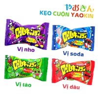 Kẹo cuộn Yaokin vị nho, dâu, cola và táo 20g