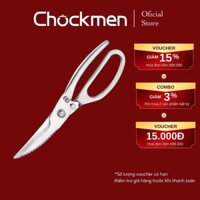 Kéo Đa Năng CHOCKMEN Inox Cao Cấp Dày Dặn Kéo Inox Kéo Bếp Kéo Cắt Xương Gà Kéo Đức Kéo Gia Dụng Kéo Cắt Thực Phẩm